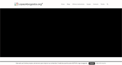 Desktop Screenshot of lopezabogados.org