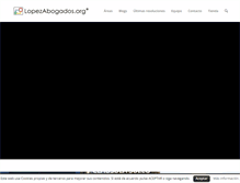 Tablet Screenshot of lopezabogados.org